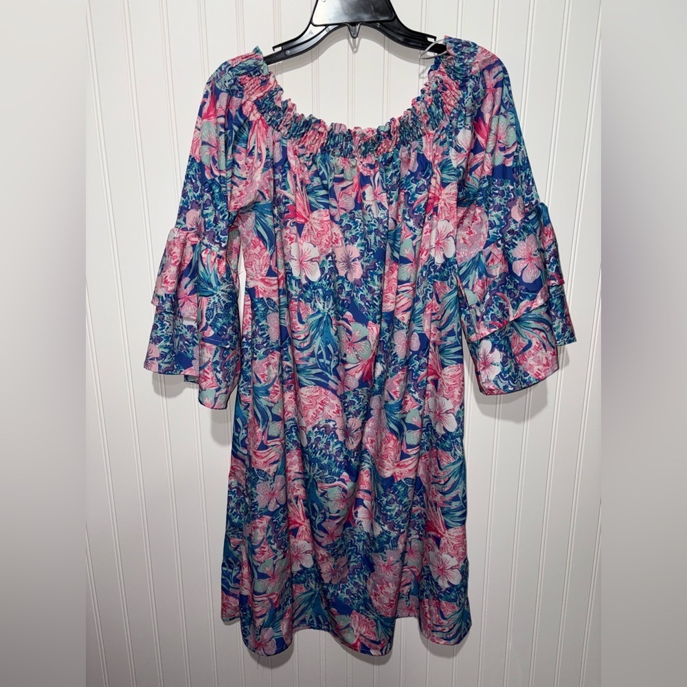 Charlie Page Floral Off-Shoulder Dress| Size L/XL